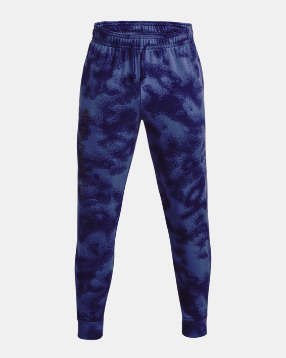 Men's UA Rival Terry Joggers in Blue image number 4